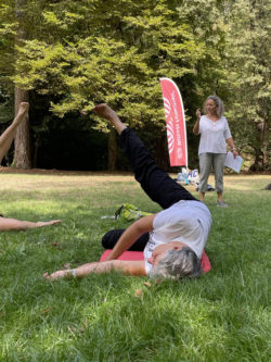 Cours dans les parcs au Parc Bernasconi, été 2022