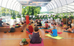 Cours dans les parcs à la Canopée de la Ville de Genève, été